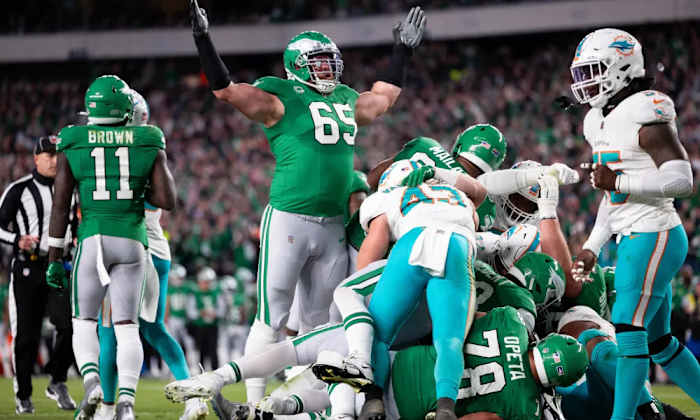 The Eagles' Tush Push play has been nearly impossible to stop.